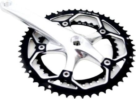 Crankstel Fausto 8-Speed | 53-39T | 170mm | Zilver