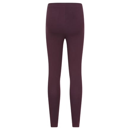 Mountain Warehouse Dames Katoenmix Middelgewicht Leggings (Verpakking van 2) (Bessen)