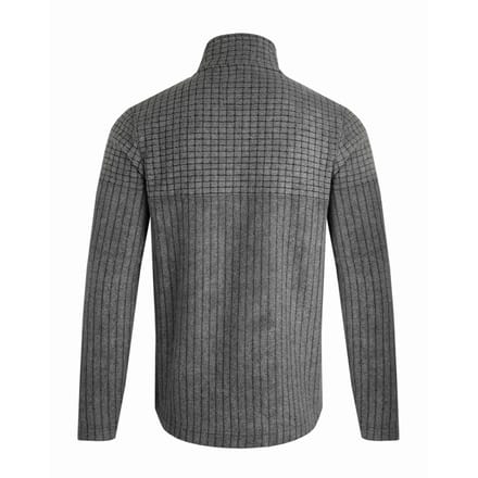 Weird Fish Heren Longmont Grid Eco Friendly Quarter Zip Fleece Top (Marine)