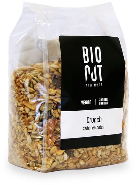 Bionut Crunch zaden & noten graanvrij bio 400 Gram