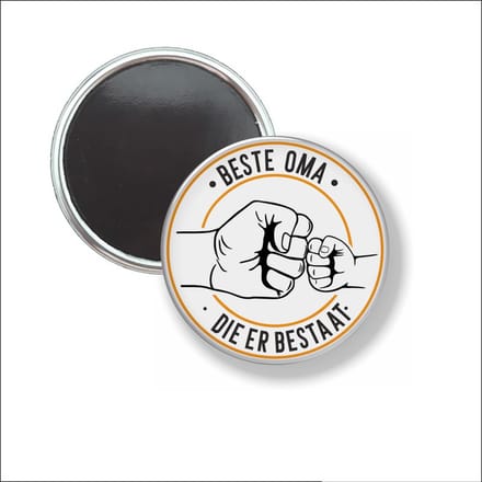 Button Met Magneet 58 MM - Beste Oma - NIET VOOR KLEDING