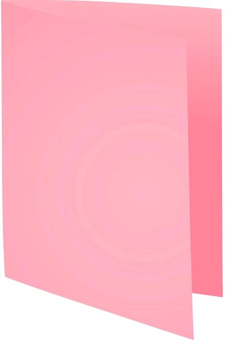 Exacompta 5x SUPER 210 Pak van 100 mappen 210g/m2 -24x32cm voor A4. - Roze - 330003E