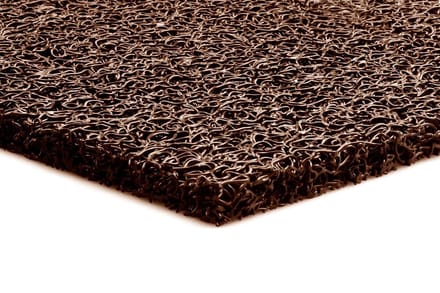 GJ Floors - Schoonloopmat spaghetti Elite | Bruin - Breedte: 1,20 meter - Dikte: 15 mm - Materiaal: Polymeren