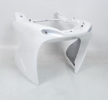 Spoiler tablier avant pour scooter MBK 50 Nitro blanc brillant AKA 2533 Neuf