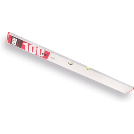 BMI  Strijklat  met  2 libellen,  100 cm
