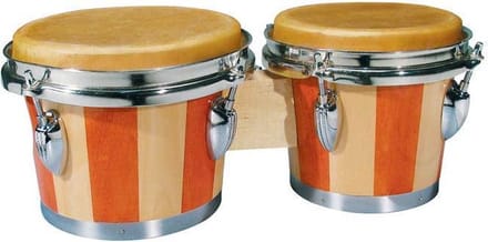 Bongo - Hayman BG-402-NT - 6,5+7,5 inch - Hardhout - Natuurvel - Naturel