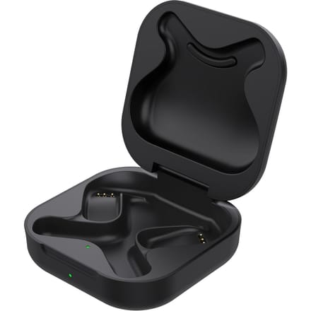 Oplaadcase Vervanging voor   OpenFit T910 Koptelefoon ABS PC USB C Oordopjes   Case met LED-indicator Zwart black