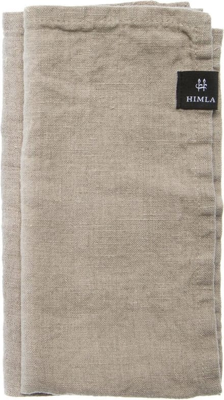 Himla Sunshine Linnen servet - 4 stuks - Natural