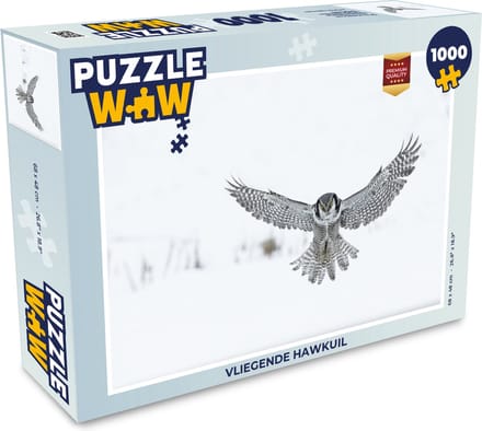 Puzzel Vliegende Hawkuil - Legpuzzel - Puzzel 1000 stukjes volwassenen