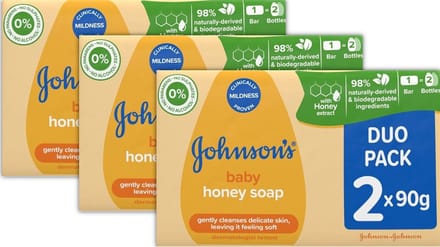 Johnson's Baby Zeep 6 x 90 Gram - Voordeelverpakking