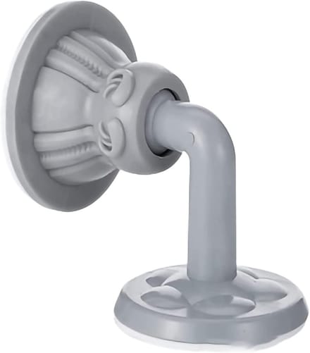 Deurstop - Deurvanger - Houd Deur Open - Zonder Boren - 103 x 54mm - Grijs