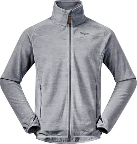 Bergans Hareid Fleece - Aluminium - Maat Herren_XL