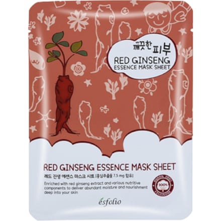 esfolio - Pure Skin Essence Mask Sheet - 25ml*1pc - Red Ginseng
