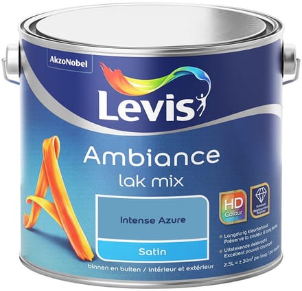 Levis - Ambiance Lak Satin Mix - Intense Azure - Mengverf - 2,5 L