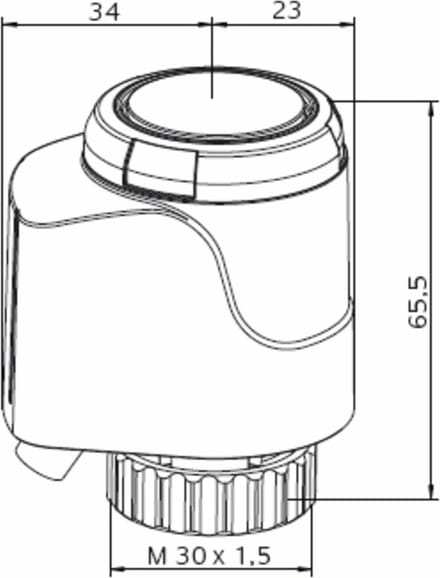 TA thermische motor emo t nc 24V 1m