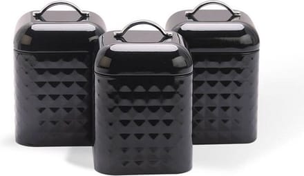 Set van Potjes Feel Maestro MR-1676-3S-BLACK 3 Stuks