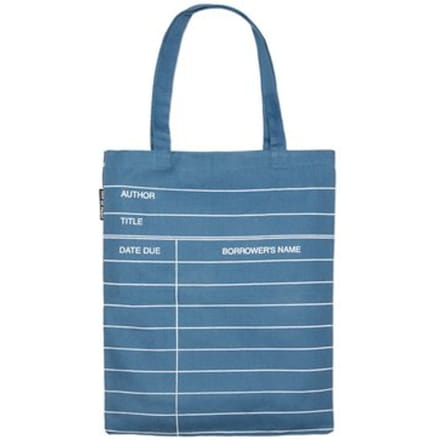 Library Card (Denim) Tote Bag - Out of Print