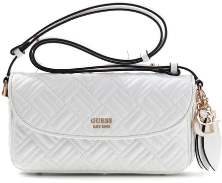 GUESS schoudertas Sally Convertible Xbody Flap White wit