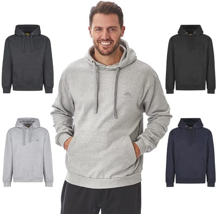 Zachte fleece trui met capuchon voor heren