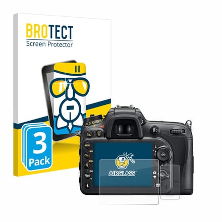 Screenprotector 3 Stuks voor Nikon D7200 Beschermglas transparant