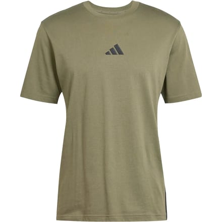 Adidas Essentials 3-Stripes Single Jersey Shirt Heren - Maat M