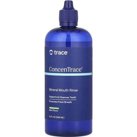 Concentrace® Mineraal Mondspoeling, Alcoholvrij, Munt, 296 ml (10 fl oz) blue