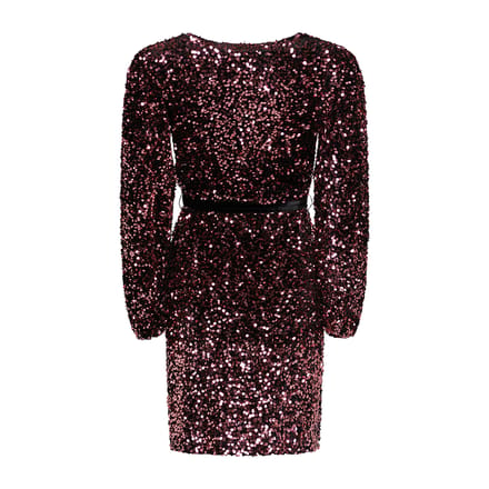 Teagan wikkeljurk in roze