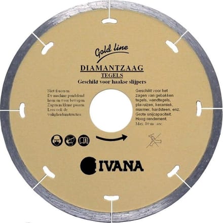 Ivana Diamantzaag Tegels Basic Ã˜115x22.23mm