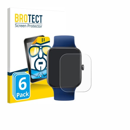 BROTECT - Screenprotector voor Decathlon CW 500 M - Folie Beschermfolie transparant 6 Stuks