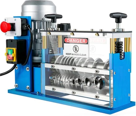 Happyment Kabelstripper Machine PRO - Draadstripper - 750W - Automatische Striptang - 1.5-38mm - Kabelpeller - Stripmachine - Elektrisch - Koper en meer