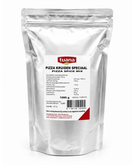 Tuana Kruiden - Pizza Kruiden Speciaal - Tuanashop - KZZ020
