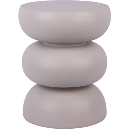 Leitmotiv Kruk Curva - Warmgrijs - 35.5x35.5x44cm - Modern