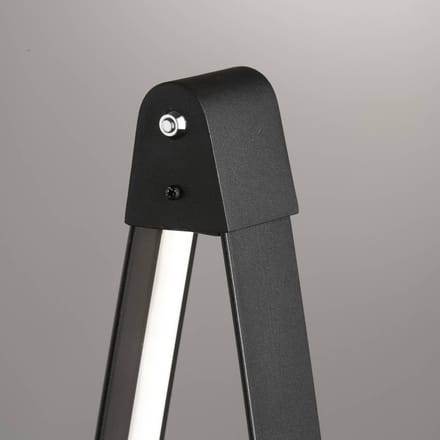 FISCHER & HONSEL LED vloerlamp Fenga, touchdimmer, CCT, zwart