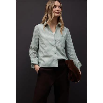 Gestreept overhemd blouse