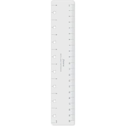 Filofax liniaal voor notitieboek, formaat a5 - transparant