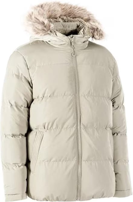 SoulCal - Gewatteerde Winterjas met Afneembare Bontkraag - Heren - Sage - S