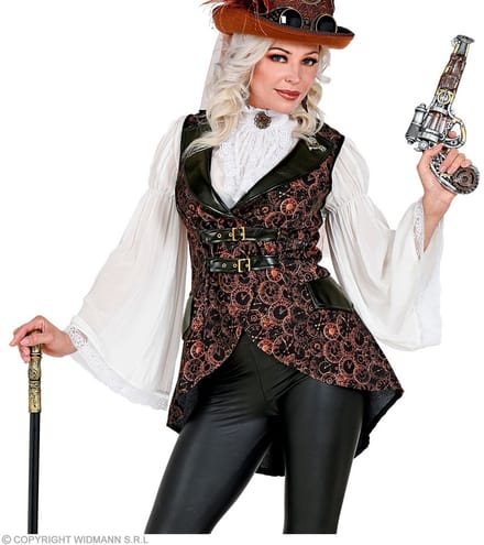 Steampunk vestje dames