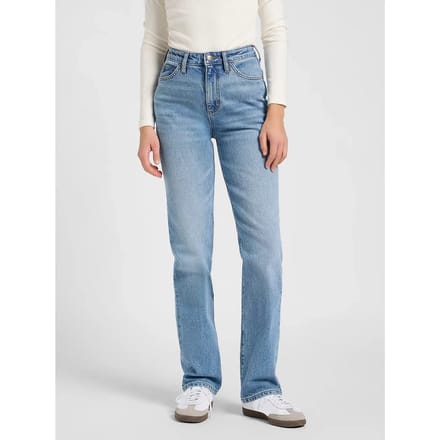 Lee June Jeans Dames - Broek - Lichtblauw - Maat 32