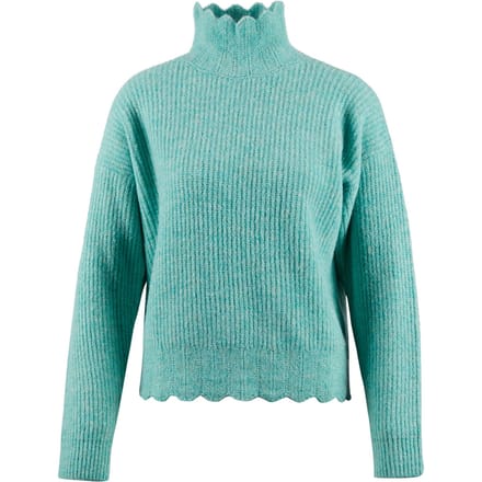 River Woods Short Pullover With Scalloped Hems In Green Taglia: XXL | Maglioni a maglia Outlet | Donna | Verde