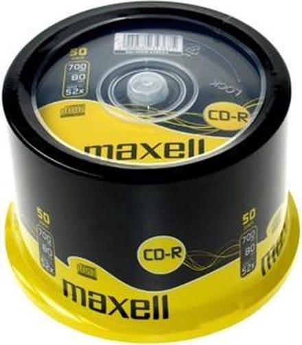 Maxell CD-R 80min/700MB 50 stuks op spindel