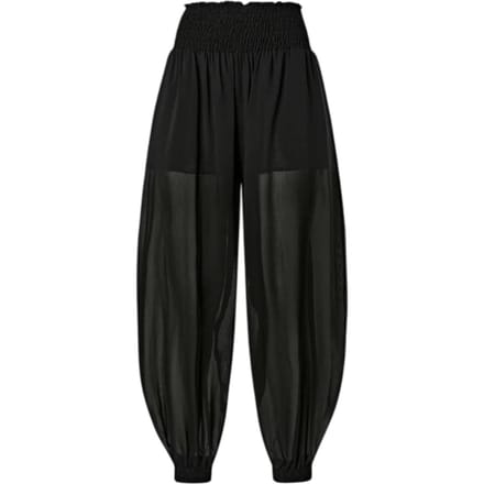 Vrouwenbroek Pinko - bore viscose voile broek - zwart