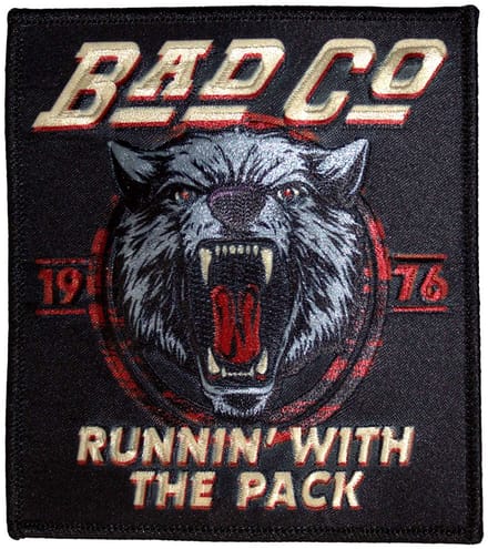 Bad Company - Runnin' With The Pack Patch - Zwart/Multicolours