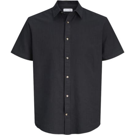 Jack & Jones Heren Overhemd regular fit Zwart L Volwassenen