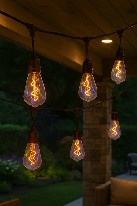 Luxform | Solar Lichtsnoer Samos | 10 Lampen | 6Lm Warm Wit