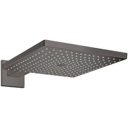 Hansgrohe Raindance e Hoofddouche m - douchearm 30cm - geborsteld zwart chroom