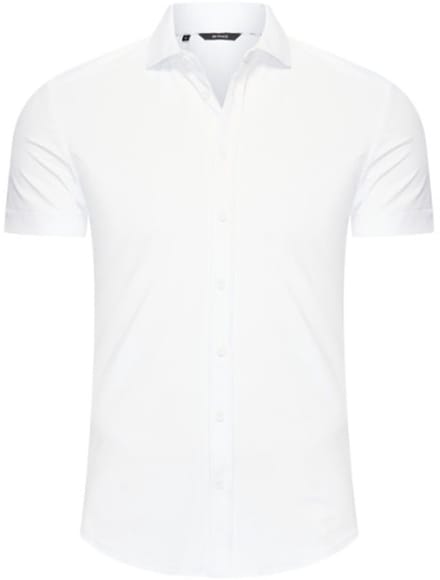 MI PIACE - Travel Men Short-Sleeve Shirt 2022 White - Maat : L