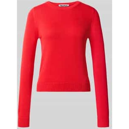 slim fit pullover van puur katoen