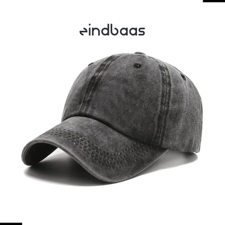 Legend Cap Basic - eindbaas - Skinny Dye - Black - Zwarte Pet