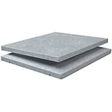 Extra legborden, voor insteekstellingen, B 600 x D 500 mm, gegalvaniseerd