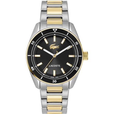 Lacoste LC2011488 Boston Staal Bico Zwart 39mm